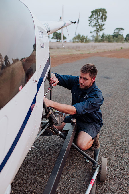helicopter maintenance darling downs